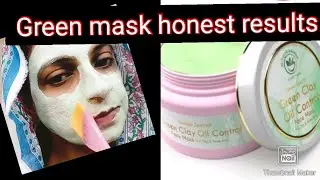 how to use green clay mask 🎭| iq organic product review #taibascreations