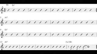 Birdland Solo Practice Chart
