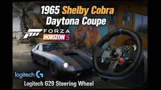 1965 Shelby Cobra Daytona Coupe Forza Horizon 5   Logitech G29 Steering Wheel