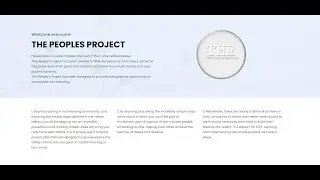 The People's Project - Indonesian Presentation