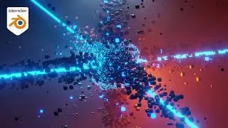 Анимация узлов геометрии большого масштаба в уроке Blender 3.0
