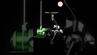 Spinning Reel Spool knot - Uni knot / FM knot #knot #3d #animation #shorts