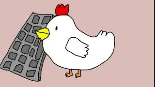 silly chicken typing!