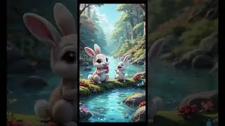 The Brave Rabbit and amazed Tale of Friendship #rabbitadventures#rabbit #unicon#rabbitandunicone