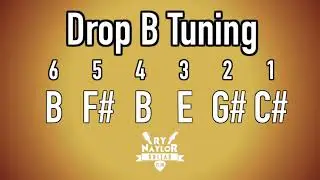 Drop B Guitar Tuning Notes