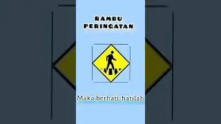 RAMBU PERINGATAN PENYEBRANGAN PEJALAN KAKI #shorts #ramburambulalulintas #fyp