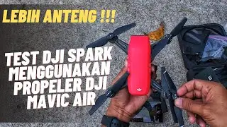 DJI Spark Test Using Mavic Air Propellers!!
