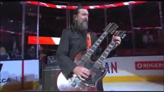 Gordie Johnson performs Oh Canada 04/11/2015