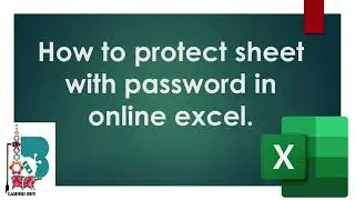 How to set password for Excel sheet for protection Online Excel | LahoriBot