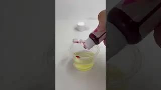 Check out our pink volcano eruption experiment