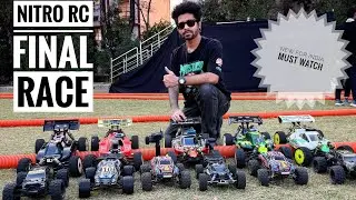Kyosho mp9 vs Mugen Nitro rc car race final in INDIA hobby grade rc cars