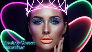 Track 10 - Electric Crown ⚡ (Visualizer) | Glam Pop Dance Anthem