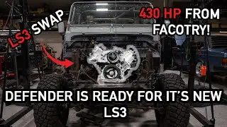 Land Rover Defender 90 1996 года &mdash; Эпизод 2: Defender получает &laquo;пересадку сердца&raquo;: начинается зам...