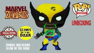 Zombie Wolverine Glow In The Dark Funko POP Vinyl Marvel Zombies Special Edition Exclusive GITD