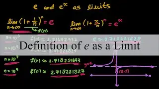 Definition of e as a Limit - Calculus I