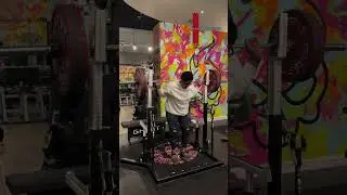 375 lbs for a double today&mdash;2 reps, 3 red kilo plates (25kg/55 lbs each) on each side