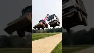 JCB Leyland Dumper Hawa me flying #dkgcomedy13 #automobile #tractorvideo #ai #jcbvideo #short#shorts