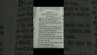 BLESSING FOR THOSE WHO FEAR GOD PSALMS 128 1-6 #inspiration
