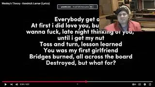 kendrick lamar wesley's theory 1ST TIME REACTION BY SONG WRITER BRETT THE WOLFMAN