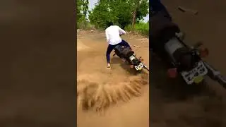 Bullet Drift 🔥Drifting Bike 😂 Second Attempt😂 #short #backflip #indore #drift #drifting