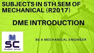 5th SEM SUBJECTS INTRO AND DME INTRODUCTION  R2017