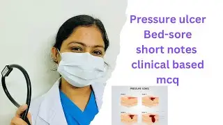 Pressure ulcer in Hindi and English # bedsore # decubitus ulcer # stages and image of pressure ulcer