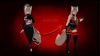 How to add clothes to an existing vrchat avatar for beginners (Blender + Unity) Full tutorial.