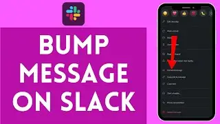 How to Bump Message on Slack (2024) | Slack Tutorial