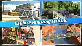 Bridge construction simulator level 3 🎯🔥 3 Star ✨✨✨ solution 🥳