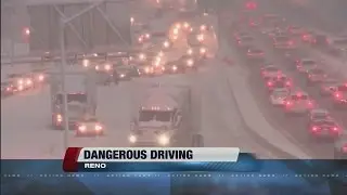 More than half foot of snow near Reno-Sparks, traffic jams