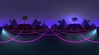 Chillwave - Synthwave - Retrowave (360 video)