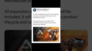 Ark survival evolved mobile rescheduled to 2024 #arkmobile #arkmobileupdate #arksurvivalevolved