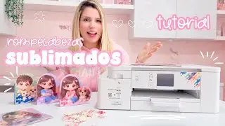 Sublimando por primera vez un rompecabezas😱!  Te muestro c&oacute;mo usar la impresora SP-1 de Brother