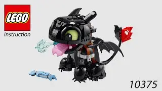 LEGO Instruction - Icons - 10375 - How to Train Your Dragon: Toothless