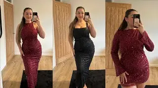 BOOHOO CHRISTMAS PARTY OUTFIT TRY ON HAUL | CHARLIE BESANT