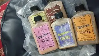 Brewnique cold coffee (new flavor alert): Salted Caraville, Strawberry Latte & Mango Latte review.