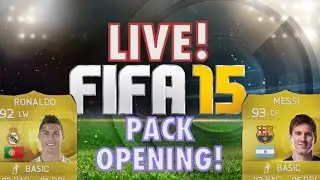 NEW! FIFA 15: ULTIMATE TEAM - LIVE PACK OPENING!