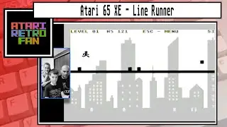 Atari XL/XE Line Runner z dzieciaczkami