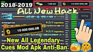 8 Ball Pool Hack 2018 || All New Legendary Cues Mega Mod 10000000% Anti-Ban + Reward Links