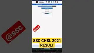 📚SSC CHSL RESULT📚 | 🎯SSC RESULT🎯 | #ssc #sscresult  #shorts
