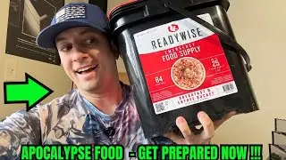 Prepare For the Apocalypse w/ Dehydrated & Freeze Dried Food From READYWISE! 25 Year Shelf Life!