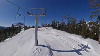 Lone Moose lift at Big Sky, 16 March 2023