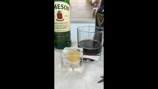 Irish Car Bomb in an Ice Cube 🧊