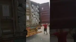 Shipped a new fabric container to Africa!#fabrics #textileexports