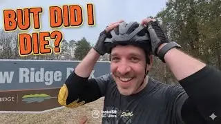 Reiter's first mtn bike ride. Haw Ridge.