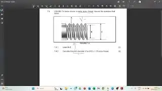 Calculating Pitch Diameter (Dm) of V thread