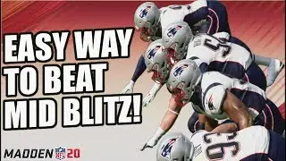 How to Beat Man Press Blitzes in Madden 20!