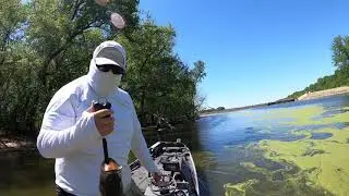 Fishing the Black River at La Crosse Wisconsin