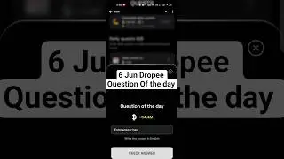 Which consensus algorithm is primarily used by Bitcoin? | Dropee Question Of Day | 6 June