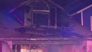 Firefighters urge caution after fireworks suspected in fire that heavily damaged northwest-side home